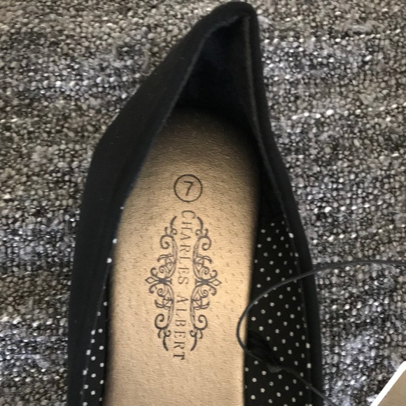 Faux Suede Pointed Flats - Picture 3 of 3